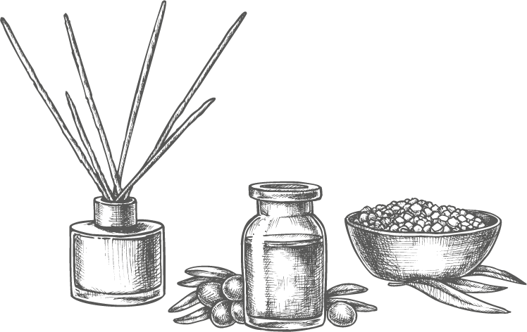 Gezeichnetes Icon Spa