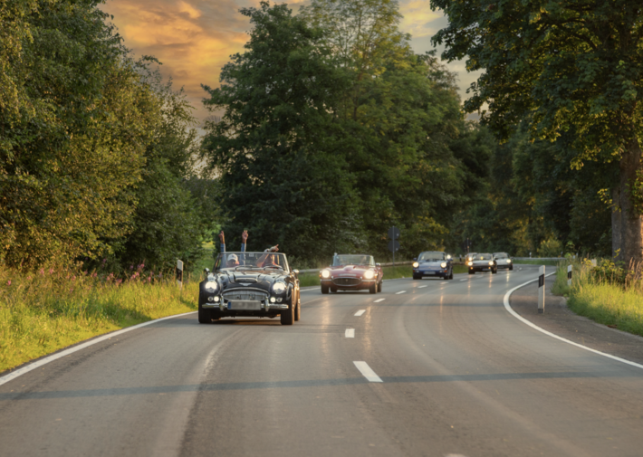 Oldtimer Tour im Sauerland mit Jochen Deimann.